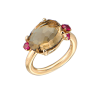 Кольцо Pomellato Bahia Collection Pink Gold & smoked quartz & ruby A.B002P07QFR (41742) №2