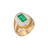 Кольцо Vasily Konovalenko 2,66 ct Emerald & 1,27 ct Diamonds in Yellow Gold (42014) №3