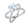 Кольцо  с бриллиантом 3,01 ct L/VS2 МГУ (35924) №5