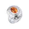 Кольцо William & Son Citrine & Diamonds White Gold (41017) №2