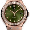 Часы Hublot Classic Fusion Green King Gold Diamonds 38 mm 565.OX.8980.LR.1204 (36974) №6