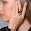 Кольцо Dior Mitza Panther Gold Ring (35968) №6