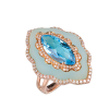 Кольцо Jacob & Co Topaz & Quartz & Diamonds (37075) №5