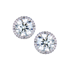 Пусеты Yanush Gioielli 4,01 ct D/VVS1 - 4,13 ct D/VVS2 Round Diamonds (41519) №4