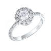Кольцо GIA 0.50 ct G/VVS2 Round Diamonds (36947) №3
