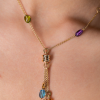 Колье Bvlgari B.Zero1 Multi-Colored Gemstone Yellow Gold (12708) №7
