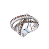 Кольцо  2,87 ct White & Brown Round Cut Diamonds & White Gold (43548) №2