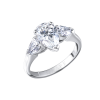Кольцо GRAFF 1,57 ct G/VS1 Pearchape Diamond Ring GR14016 (36212) №4