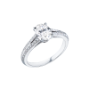 Кольцо  с бриллиантом 1,07 ct J/VVS2 Oval Cut Brilliant (39910) №4