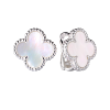 Серьги Van Cleef & Arpels Vintage Alhambra Mother-of-pearl Earrings VCARF48600 (36310) №2