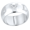 Кольцо Bvlgari White Gold Monologo Diamond Pave Ring (4010) №2