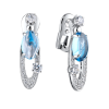 Ювелирное украшение  Bvlgari Elisia Blue Topaz Earrings (4020) №2