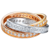 Кольцо Cartier Trinity de Ring B4075100 (4223) №7