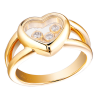 Кольцо Chopard Happy Diamonds Heart Yellow Gold Ring 824611-0107 (4323) №2