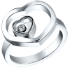 Ювелирное украшение  Chopard Happy Hearts White Gold Large Ring 827482-1007 (4345) №2