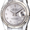 Часы Rolex Datejust 26 mm Pearl Dial Diamond Index White Gold 179179 (5229) №4