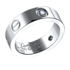 Ювелирное украшение  Cartier Love 3 Diamonds Ring B4032500 (9839) №2