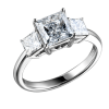 Кольцо  с 2,01 ct G/VS2 GIA (10383) №3