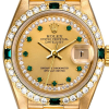 Часы Rolex Diamond & Emerald Ladies President Watch 69178 (9951) №4