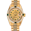 Часы Rolex Diamond & Emerald Ladies President Watch 69178 (9951) №3