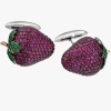 Часы  Jacob & Co Strawberry design cufflinks (9723) №2
