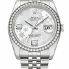 Часы Rolex SS Datejust Floral Dial Original Diamond Bezel 116244 (10272) №2