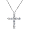 Крест Tiffany & Co Platinum Cross LARGE 1.71 ct Pendant (10776) №2
