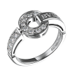 Ювелирное украшение  Bvlgari White Gold Ring with pave diamonds AN854619 (11109) №2