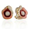 Серьги Faberge Flower Enamel Diamonds Earrings F-2396 (11130) №2