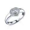 Кольцо Chopard Happy Diamonds Heart Ring 821084-1111 (11105) №2