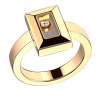 Ювелирное украшение  Chopard Happy Diamonds Squares Ring 82/6729-20 (11543) №2
