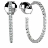 Ювелирное украшение  Tiffany & Co Metro Hoop Earrings Medium (11561) №2