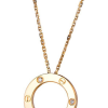 Ювелирное украшение  Cartier Love 3 Diamonds Yellow Gold Pendant B7014500 (11674) №2