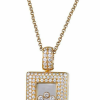 Подвеска Chopard Happy Diamonds Square Pendant 79/2768-20 (11676) №2