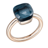 Ювелирное украшение  Pomellato Nude Ring Rose Gold London Blue Topaz A.A110/O6/TL (11802) №2