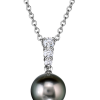 Ювелирное украшение  Mikimoto Morning Dew Black South Sea Pearl Pendant (11719) №2