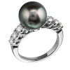 Ювелирное украшение  Tasaki Black Pearl Diamonds Ring (11740) №2