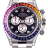 Часы Rolex Daytona 40 mm Rainbow White Gold Diamonds Aftermarket 116509H (11880) №3