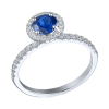 Кольцо Maximilian 0,7 ct Sapphire White Gold Ring (12010) №2