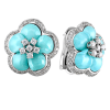 Ювелирное украшение  Gianni Lazzaro Turquoise Diamonds Earrings 270-8280 (12089) №2