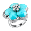 Ювелирное украшение  Gianni Lazzaro Turquoise Diamonds Ring 270-8250 (12091) №2