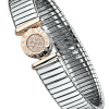 Браслет Bvlgari Tugobas Steel and Rose Gold Diamonds Bracelet (12177) №2