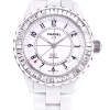 Часы Chanel J12 GMT+ White Ceramic Diamond Bezel J12 (12027) №3