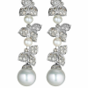 Серьги Giovanni Ferraris Pearl Diamonds Leaf Earrings (13437) №2