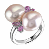 Кольцо Schoeffel White Gold Pearl and Pink Sapphire Ring S-202499 (13275) №2