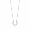 Ювелирное украшение  Tiffany & Co Horseshoe Pendant diamonds on platinum (13515) №2