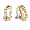 Серьги Antonini Gioielli Yellow Gold Diamonds Earrings (13728) №2