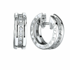 Серьги Bvlgari B.Zero1 Small Diamond Hoop Earrings OR855540 (13577) №2