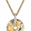 Подвеска Carrera y Carrera Círculos de Fuego Shanghai Yellow Gold Mini Pendant 030101 DA10381030101 (13781) №2
