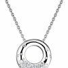 Подвеска Chaumet Anneau White Gold Diamonds Necklace (13810) №2